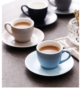Taza de café con platillo, tazas pequeñas de porcelana usadas para té <span class=keywords><strong>y</strong></span> oficina, precios <span class=keywords><strong>baratos</strong></span> - Product Image 4
