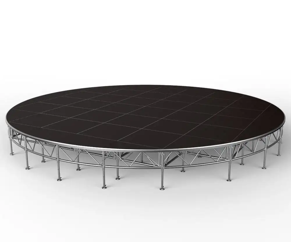 concert /event portable circular stage, aluminum round stage