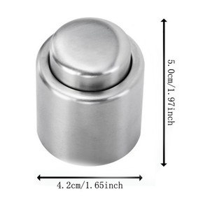 Hot Sale Stainless Steel Red <strong>Wine</strong> <strong>Stopper</strong> Vacuum Sealed <strong>Wine</strong> Storage Bottle <strong>Stopper</strong> - Product Image 5
