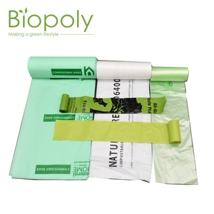 Resturaurant Đưa Ra Tùy Chỉnh Thiết Kế Cornstarch Phân Hủy Sinh Học Không Nhựa Thùng Rác Túi - Product Image 5