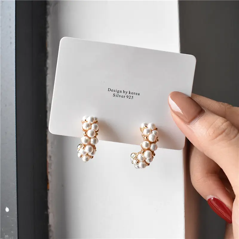 Vershal A2-56 nuovi gioielli di moda perla orecchini per le donne orecchini Vintage regali per le donne signora ragazze all'ingrosso