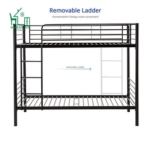 Free Sample Over Queen Futon Mika Vanilla Steel <strong>Single</strong> <strong>Double</strong> Full Twin Xl Metal <strong>Bunk</strong> <strong>Bed</strong> - Product Image 4