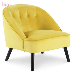 Luxury Hotel Big Armchair with Wood Legs <strong>Green</strong> Velvet <strong>Accent</strong> <strong>Chair</strong> - Product Image 6