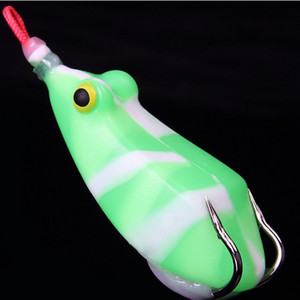Appât souple pour <span class=keywords><strong>la</strong></span> pêche, <span class=keywords><strong>grenouille</strong></span> anti-morsure, 60 mm, 14 g, leurres de pêche, yeux 3D, appât crankbait, wobblers, isca popper, pesca buzzbait - Product Image 3