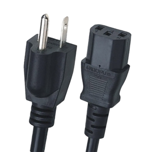Câble d'alimentation électrique HF à 3 broches, câble américain, cordon d'alimentation CA à 3 broches, <span class=keywords><strong>Nema</strong></span> 5-15p vers IEC C13 - Product Image 1