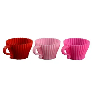 Hot bán hài hước cốc cà phê thiết kế Silicone Muffin ly khuôn