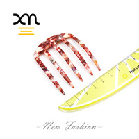 Breiter Zahn Acetat Haar kämme Hersteller Großhandel schöne natürliche Tasche Kamm Haar Mini rote Marmor Haar kämme Frauen