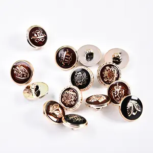 The new high-end gold plastic button pants decorated button coat button factory supply