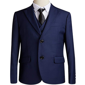 Costumes de <span class=keywords><strong>blazer</strong></span> pour garçons de qualité supérieure, style tendance, sur mesure ou en gros, coupe ajustée décontractée pour enfants - Product Image 2