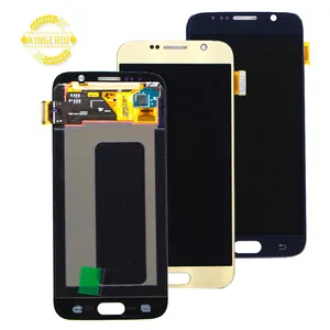 Digitalizador original para samsung galaxy s6, tela de toque lcd g920f sem moldura para samsung s6