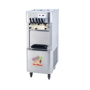 Indépendamment système de pré-refroidissement 5 saveurs machine à crème glacée molle commerciale