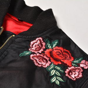 China OEM nuevo modelo de moda impermeable chaqueta hip hop skateboardprint vuelo chaqueta de los hombres de uniforme de béisbol - Product Image 2