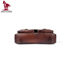2018 última elegante café de cuero Real de los hombres mensajero bolso Crossbody bolsa maletín Turquía bolsos al por mayor - Product Image 3