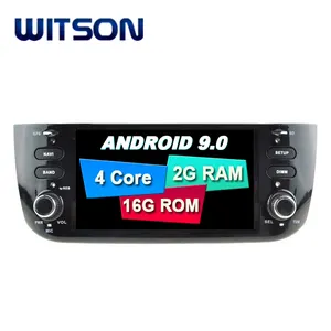 WITSON Android 9.0 GPS Araba DVD OYNATICI FIAT PUNTO 2009-2015 Için FIAT LINEA 2012-2015 Araba Multimedya Sistemi