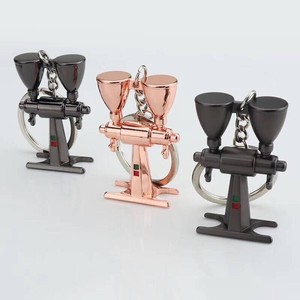 Portachiavi con mini tazza da <span class=keywords><strong>caffè</strong></span> 3D con logo fai-da-te portachiavi personalizzato con portachiavi a forma di mini tazza - Product Image 4
