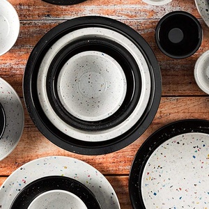 OEM vajilla cocina suministrar negro irrompible de placa del cargador seguro platos para <span class=keywords><strong>las</strong></span> partes <span class=keywords><strong>restaurante</strong></span> - Product Image 2