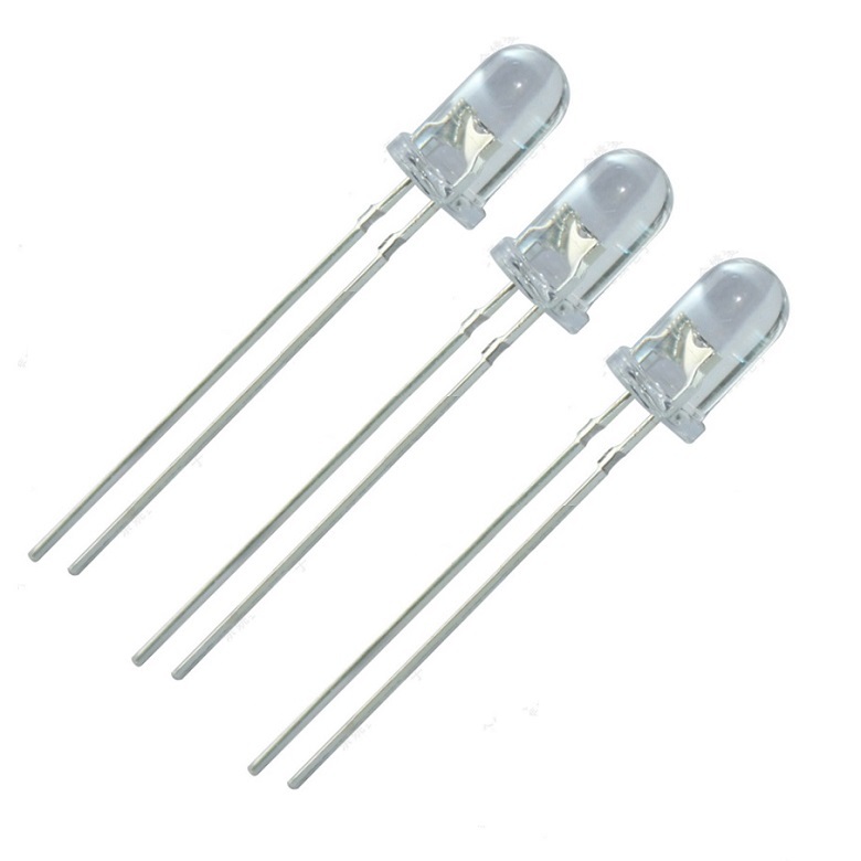 High Brightness 12V T1 5mm Blue DIP LED Lamp with 14V Internal Resistor Reliable Solution for Electronics and DIY Applications
