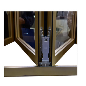 <span class=keywords><strong>1</strong></span> pezzo cassa di legno scatola finestra Bi piega vetro lega di alluminio vetroresina balcone moderno pieghevole verticale verniciato a polvere ISO9001 - Product Image 5