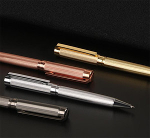 TTX Luxe Personnalisé 0.5mm Stylo À Bille Rose Or Métal Roller Tip Pen avec Logo Laser <span class=keywords><strong>Unique</strong></span> Vente Souvenir Outil D'écriture - Product Image 3