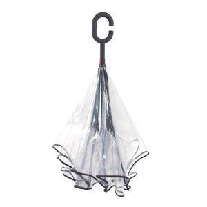 C-mango en forma <span class=keywords><strong>de</strong></span> doble capa invertida coches paraguas inversa transparente - Product Image 4