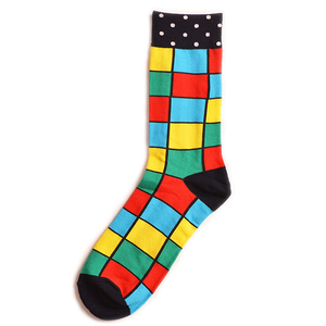<span class=keywords><strong>Haute</strong></span> qualité nouveauté <span class=keywords><strong>fantaisie</strong></span> hommes chaussettes coloré/100% coton logo personnalisé chaussettes - Product Image 2