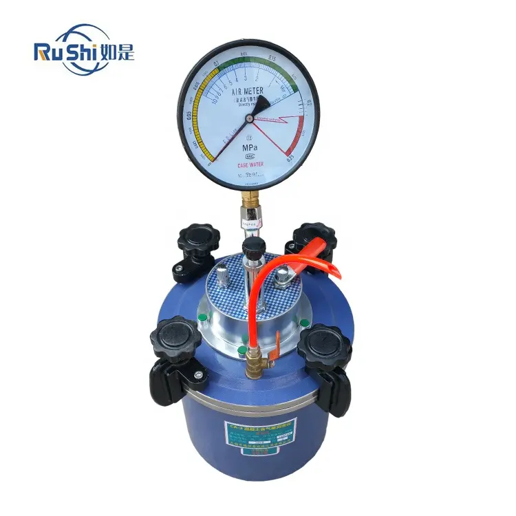 Instrumento de medición de contenido de aire de hormigón