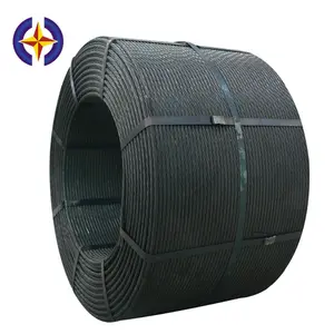 Wire Pc Strand Prestressing Tendons 7 Wire Low Relaxation Grade 270 Pc Strand High Tensile Steel Wire