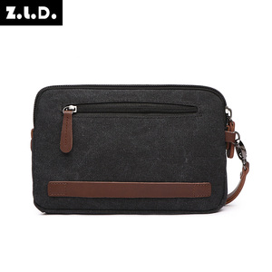 2018 último diseño Unisex lona embrague clásico de moda bolso de mano - Product Image 3