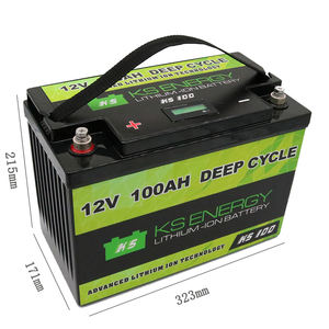 Lithium battery 12 V 100AH lithium ion solar storage UPS rechargeable deep cycle LiFePO4 2 Volt lead acid - Product Image 6