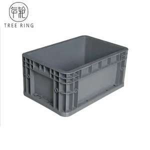 Small stackable Plastic storage bins with lids EU for semi-automated industry ,300*200*147mm