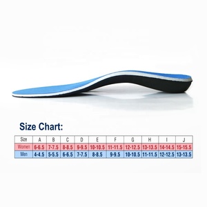 Nuevo diseño de moda releva el talón de los pies y el dolor ortopético con soporte de arco plantilla insertos <span class=keywords><strong>para</strong></span> pies planos - Product Image 3
