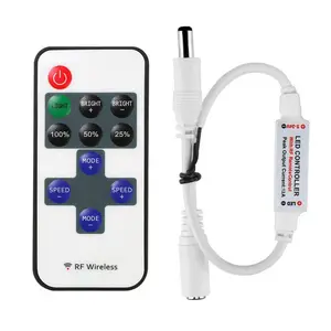 12 24 V 11 Tasti RF HA CONDOTTO il Regolatore della Striscia Mini Dimmer RF Remote DC 5 V 12 V 24 V controller Per LED 5050 2835 Striscia Singolo Colore