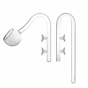 AQUAPRO Eco-vriendelijke Transparante 16mm Inlaat Uitlaat Glazen Lily Pipe Set Visbak Filtersysteem Aquascaping Aquarium 200L - Product Image 3