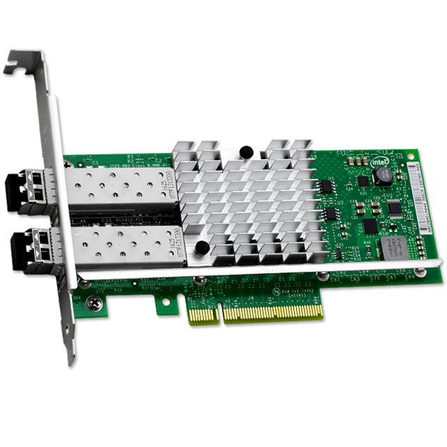 10G двойной сетевой адаптер SFP + Intel E10G42BFSR Ethernet-адаптер X520-SR2