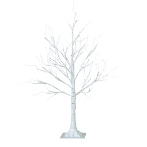 1000のツリー点灯 Suppliers-90センチメートル屋内Christmas卓上ウォームホワイトシミュレート小枝装飾枝led白樺ツリーライト