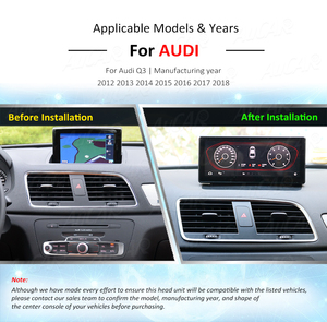 AuCAR 8.8 "Android 10 autoradio Touch Screen auto Stereo Video Audio lettore DVD GPS unità di navigazione per <span class=keywords><strong>Audi</strong></span> <span class=keywords><strong>Q3</strong></span> 2012-2018 - Product Image 6