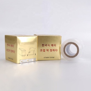 Involucro di plastica del commestibile 42*200M del Film di conservazione del labbro di trucco di Microblading imballato scatola trasparente eliminabile per il salone di bellezza - Product Image 6