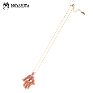 MI-N180005C moyamiya collar <span class=keywords><strong>de</strong></span> encanto <span class=keywords><strong>de</strong></span> Hamsa mano <span class=keywords><strong>de</strong></span> fatima suerte <span class=keywords><strong>amuletos</strong></span> poderosos árabe - Product Image 2