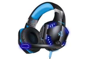 Nuevo HUNTSPIDER V9 Auriculares estéreo para videojuegos con cancelación de ruido, micrófono, luz LED para PS4 audio volume - Product Image 1