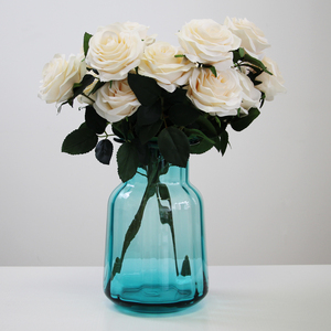 <span class=keywords><strong>Soda</strong></span> Lime florero de vidrio hecho a mano florero de cristal para la decoración - Product Image 1