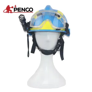 Tacvasen — casque de protection pour pompier, certifié F2, avec lunettes de sécurité