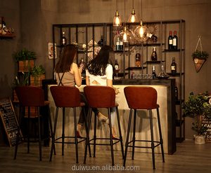2017 En Gros personnalisé durable pu en cuir selle siège tabourets de bar pour la vente - Product Image 6