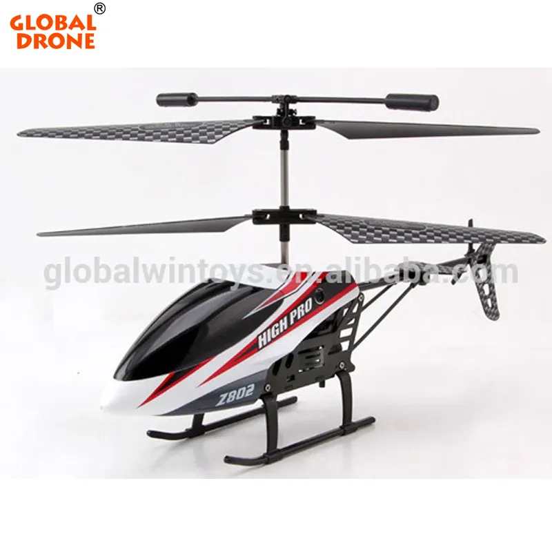 Helicóptero teledirigido de gran tamaño, juguete de metal de 2 canales, con control remoto infrarrojo, para mayores de 14 años
