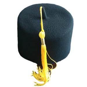 Len Nỉ Thổ Nhĩ Kỳ <span class=keywords><strong>Cap</strong></span> Cầu Nguyện Phong Cách Pakistan Topi Trang Phục Made Đen Fez <span class=keywords><strong>Cap</strong></span> - Product Image 1
