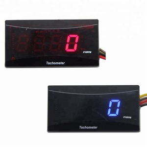 LCD RPM tacómetro medidor indicador para CB CBR GSXR YZF Motor de carreras de taquicardia ventricular hora metro - Product Image 3