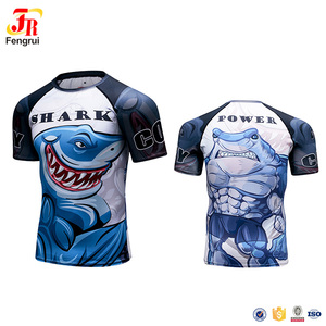 Los hombres de Marvel Capitán América de compresión T <span class=keywords><strong>camisa</strong></span> de los hombres corriendo gimnasio medias - Product Image 2