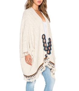 Womens Plus Size Fashion Solid Crochet Cardigan <strong>Knitted</strong> Ladies Hand <strong>Knitting</strong> Woman Kimono <strong>Sweaters</strong> - Product Image 2