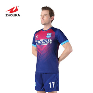 ZHOUKA customized custom name and logo soccer jersey customized latest American football jerseys - Product Image 3