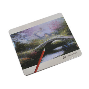 Oem Logo di alto livello 24 matite di colore In molti <span class=keywords><strong>colori</strong></span> vernice scatola di latta di metallo - Product Image 1
