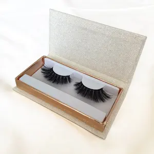 private label mink 3d 5d 6d lashes black cotton band silk 3d eyelashes individual custom packaging eyelash box